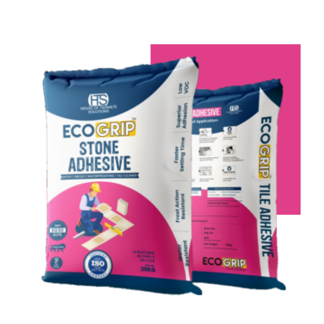 Eco grip stone adhesive