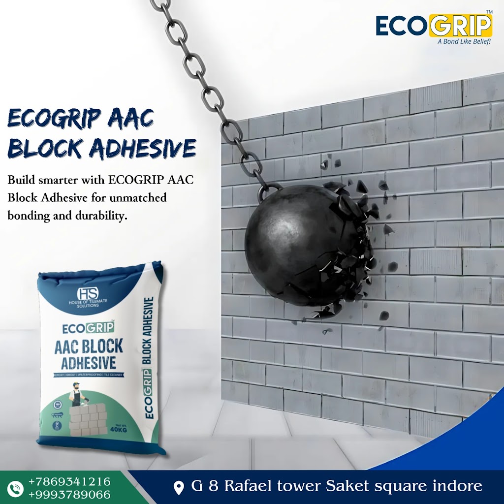 EcoGrip AAC Block Adhesive – The Perfect Bond for Modern Construction