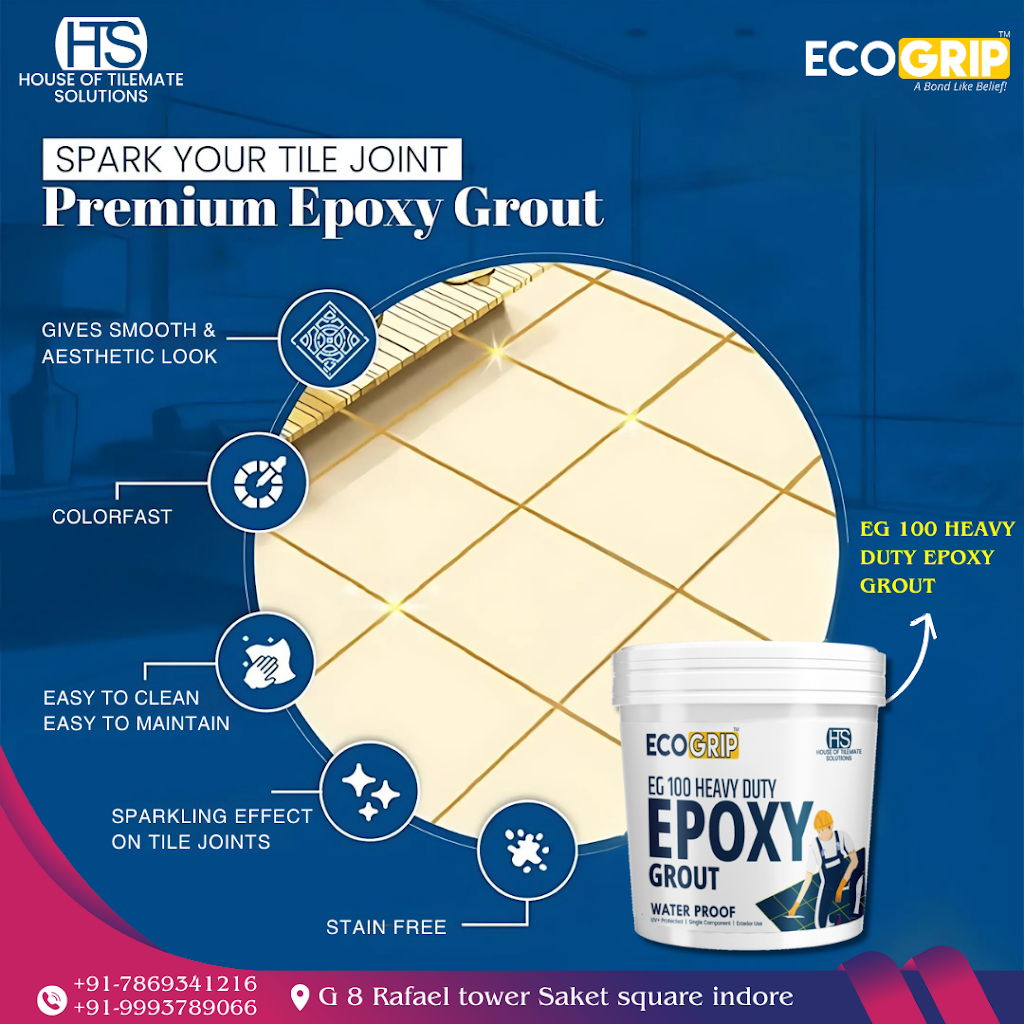 ✨ EcoGrip Premium Epoxy Grout – The Gold Standard in Tile Joint Finishing
